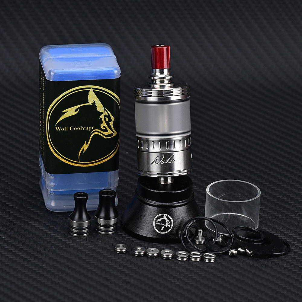 Vaping Air - Wolfcoolvape NOLA RTA リビルダブルアトマイザー 3.2ml アトマイザータンク