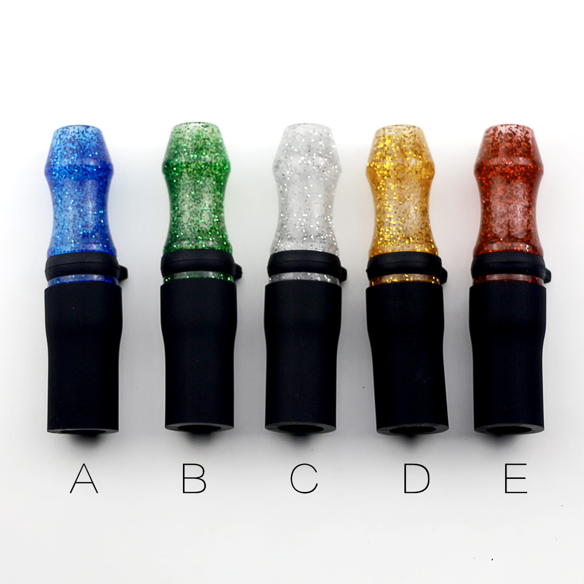 大理石模様の樹脂製水タバコ用マウスチップ、ストラップ付き、柔 - Drip Tip Resin のレビューと価格