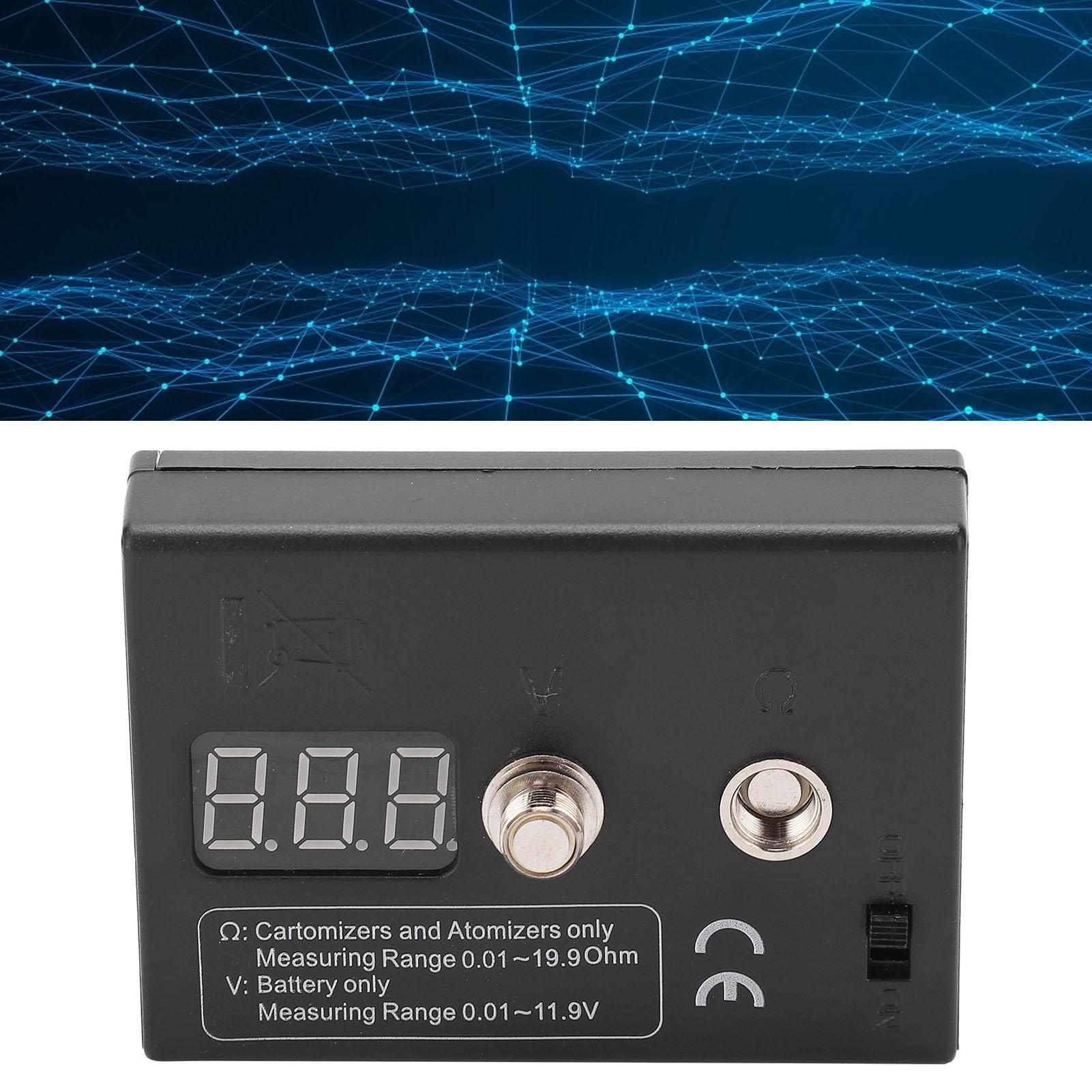 抵抗オーム計,コイルテスター,噴霧器用ディイツール,3v,0 - Ohm Meter Reader のレビューと価格